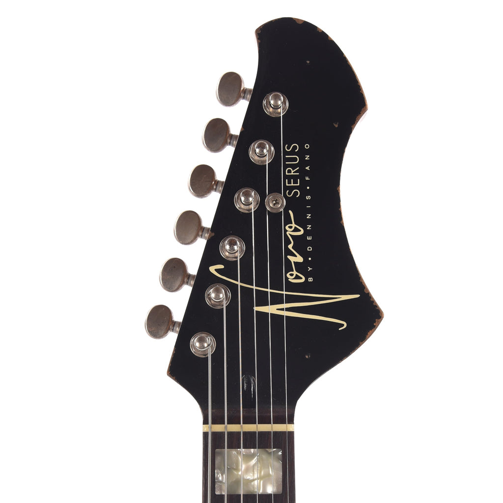 Novo Serus J Bull Black Medium Distress w/ Fralin P-90 Pickups - View 6 | MusicMarket