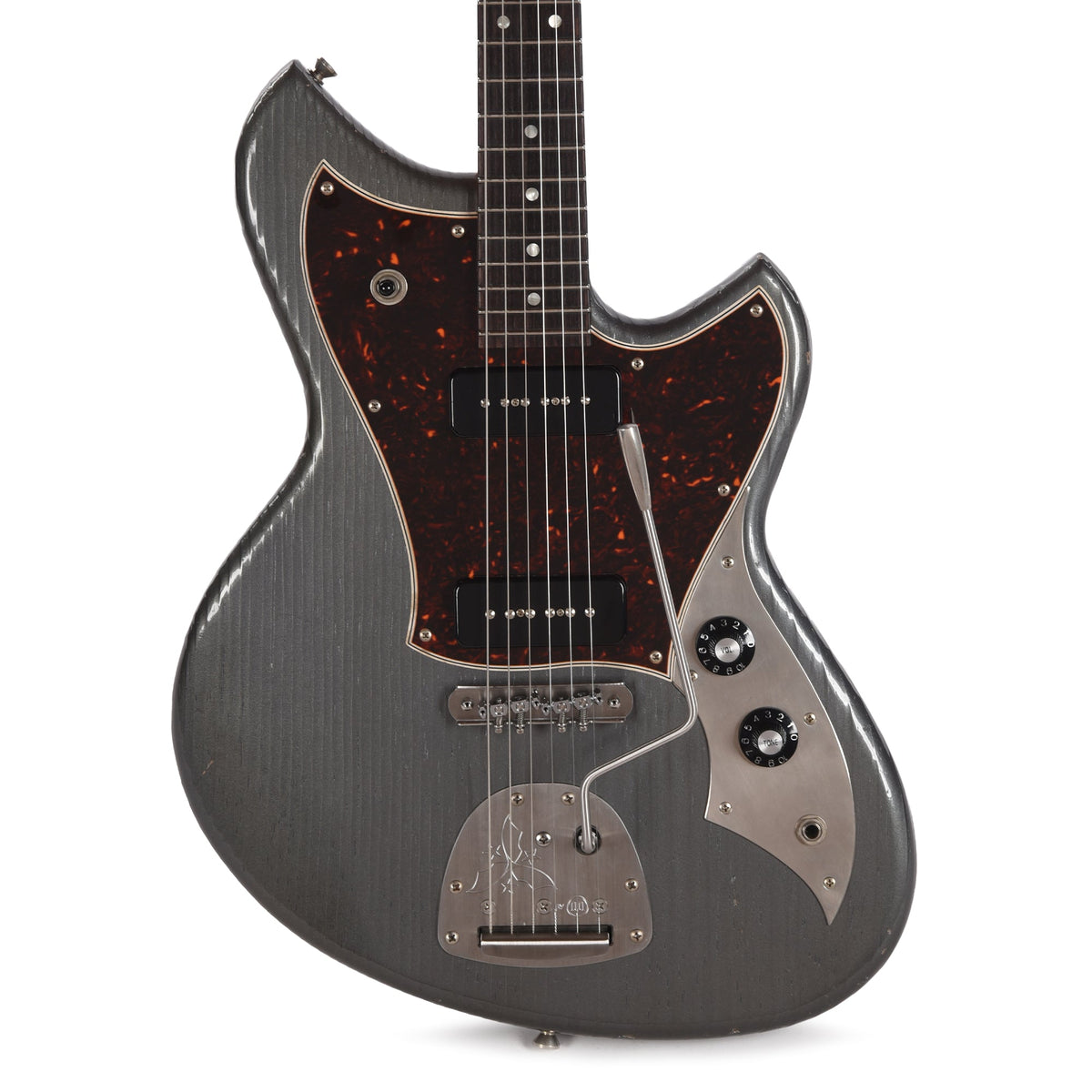 Novo Serus J Charcoal Frost Light Distress w/Fralin P-90 Pickups - View 2 | MusicMarket