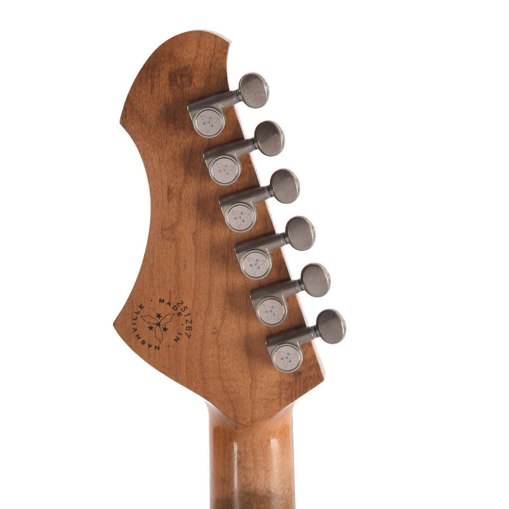 Novo Serus J Charcoal Frost Light Distress w/Fralin P-90 Pickups - View 7 | MusicMarket