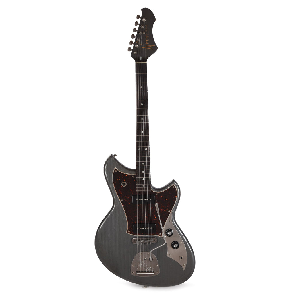 Novo Serus J Charcoal Frost Light Distress w/Fralin P-90 Pickups - View 4 | MusicMarket