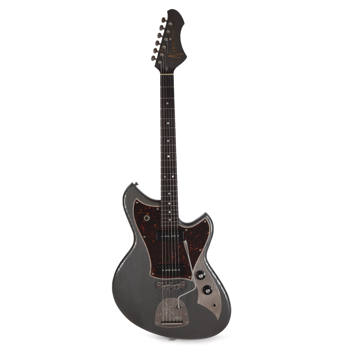 Novo Serus J Charcoal Frost Light Distress w/Fralin P-90 Pickups - View 4 | MusicMarket