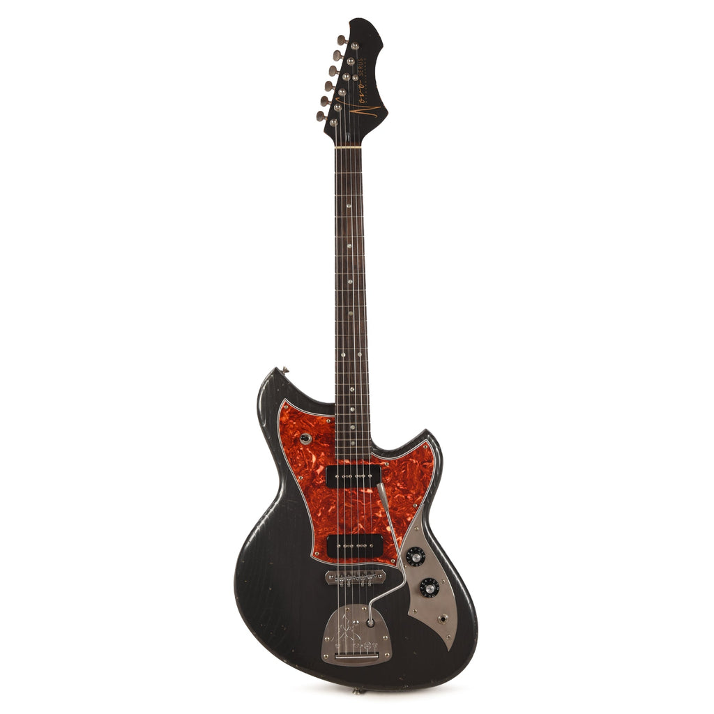 Novo Serus J Charcoal Frost Light Distress w/Fralin P-90 Pickups - View 4 | MusicMarket