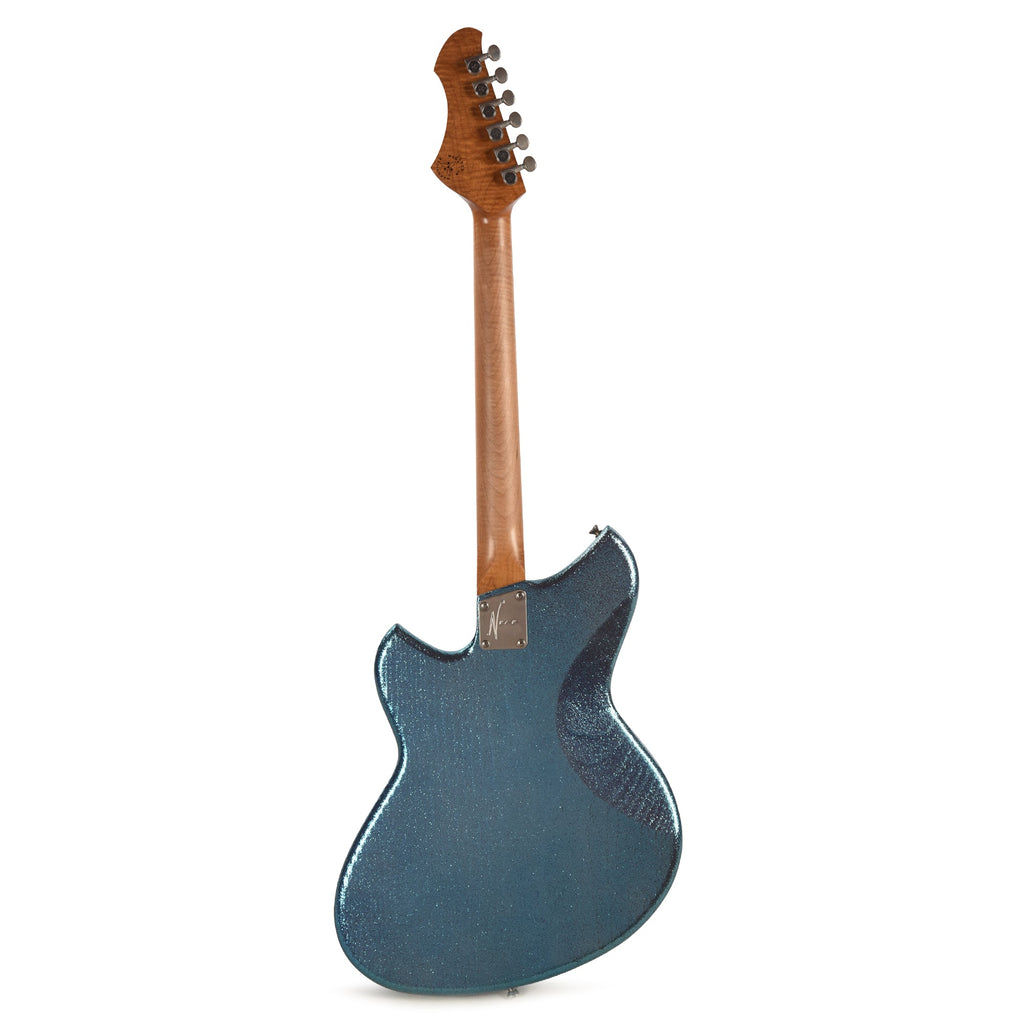 Novo Serus J Custom Lake Placid Blue Sparkle Extra Light Distress w/Lollar Gold Foils - View 5 | MusicMarket