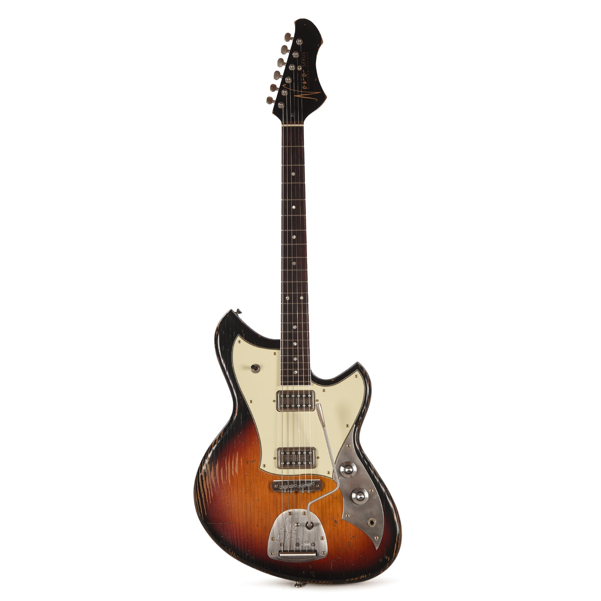 Novo Serus J HH Medium Distress 3-Tone Burst w/Lollar Lollartron Pickups - View 4 | MusicMarket