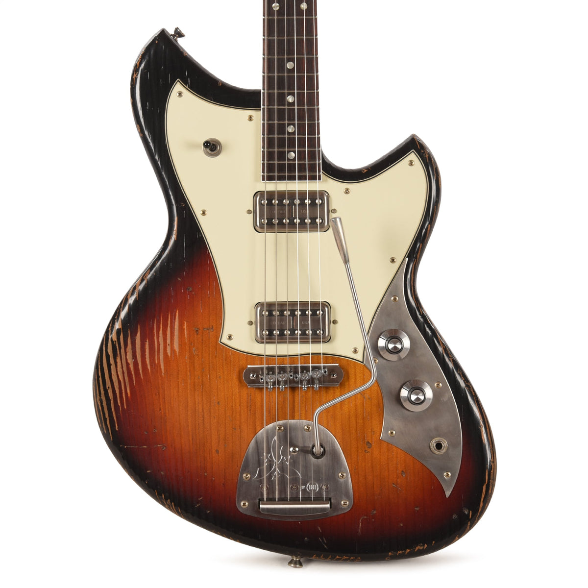 Novo Serus J HH Medium Distress 3-Tone Burst w/Lollar Lollartron Pickups - View 2 | MusicMarket