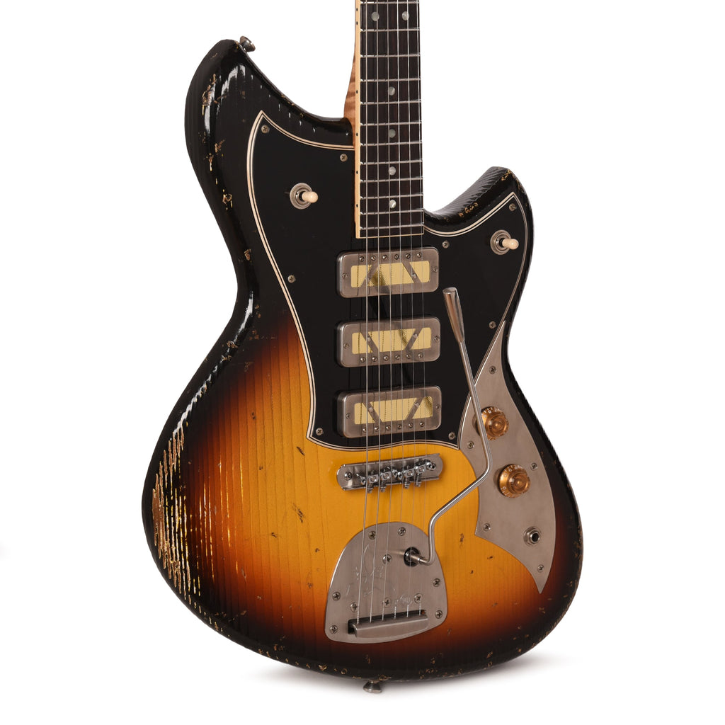 Novo Serus J Medium Distress TV Burst w/Lollar Gold Foils - MusicMarket