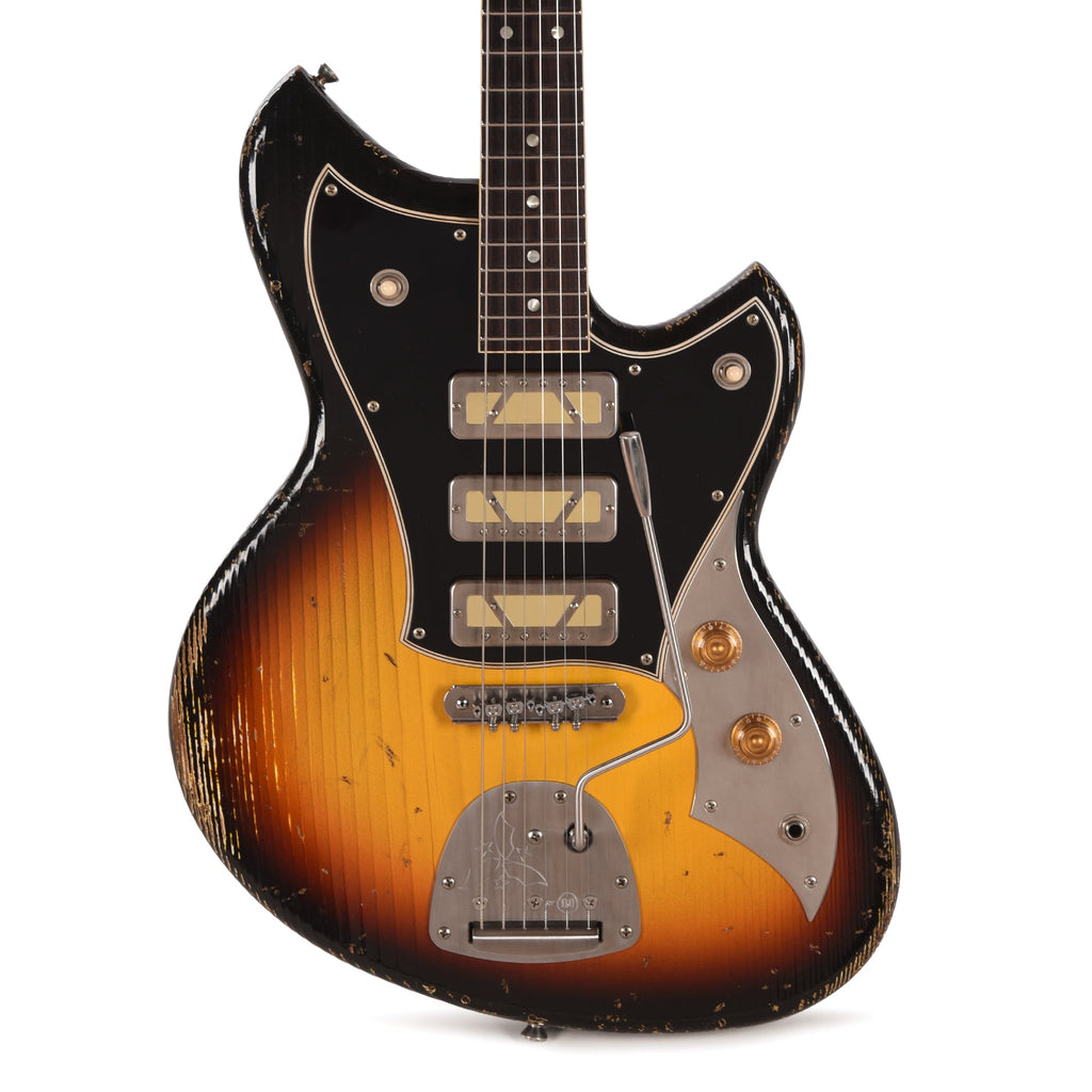 Novo Serus J Medium Distress TV Burst w/Lollar Gold Foils - View 2 | MusicMarket