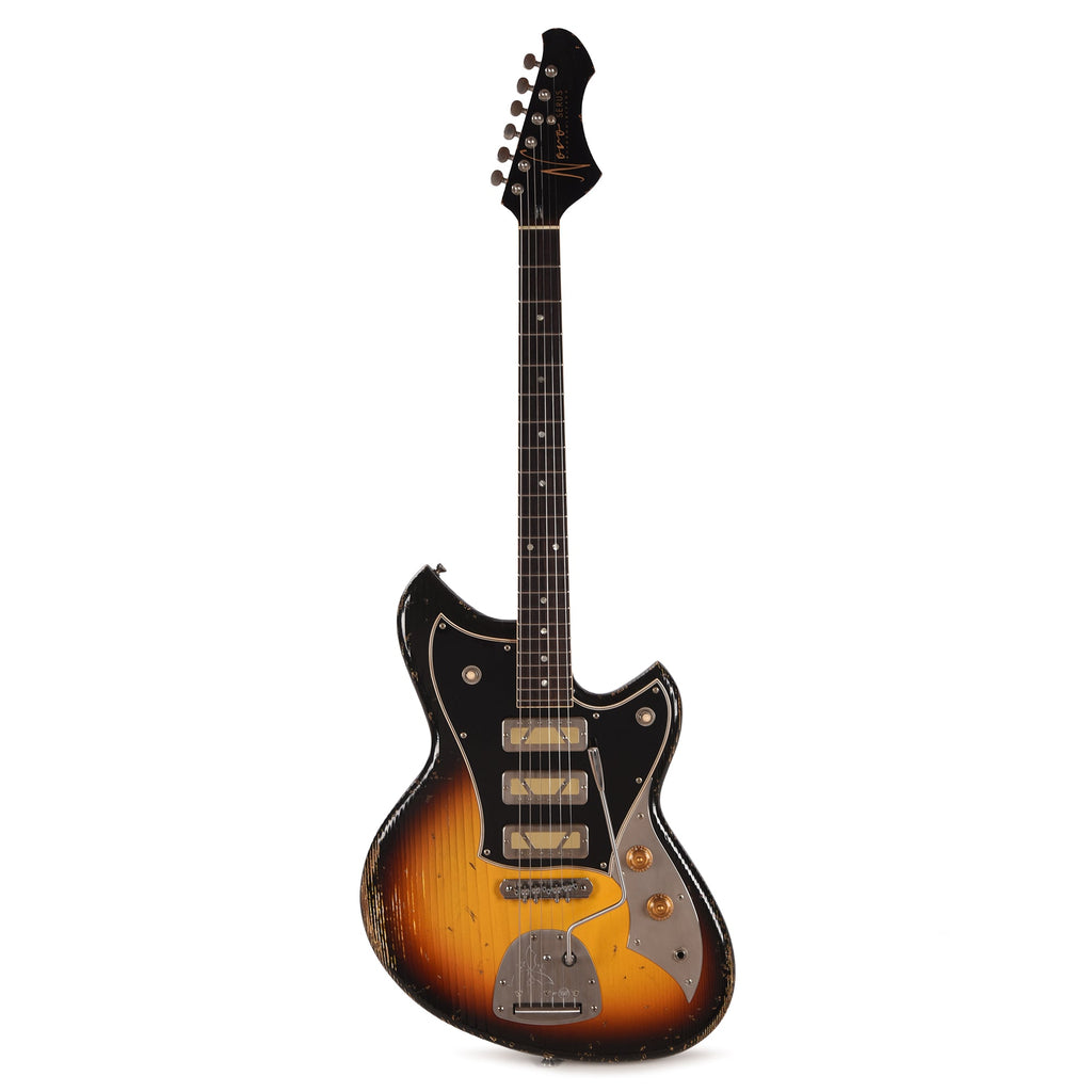 Novo Serus J Medium Distress TV Burst w/Lollar Gold Foils - View 4 | MusicMarket