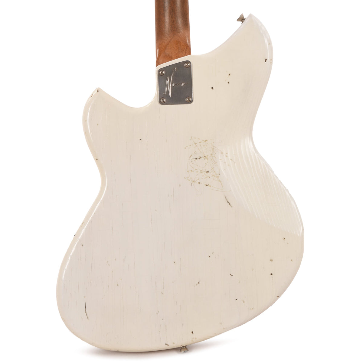 Novo Serus J Olympic White Light Distress w/Fralin P-90 Pickups - View 3 | MusicMarket