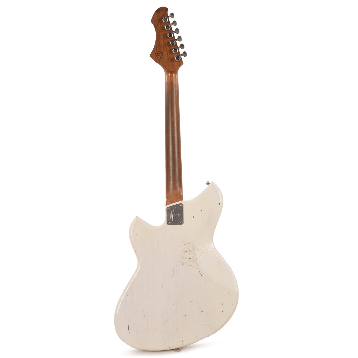 Novo Serus J Olympic White Light Distress w/Fralin P-90 Pickups - View 5 | MusicMarket