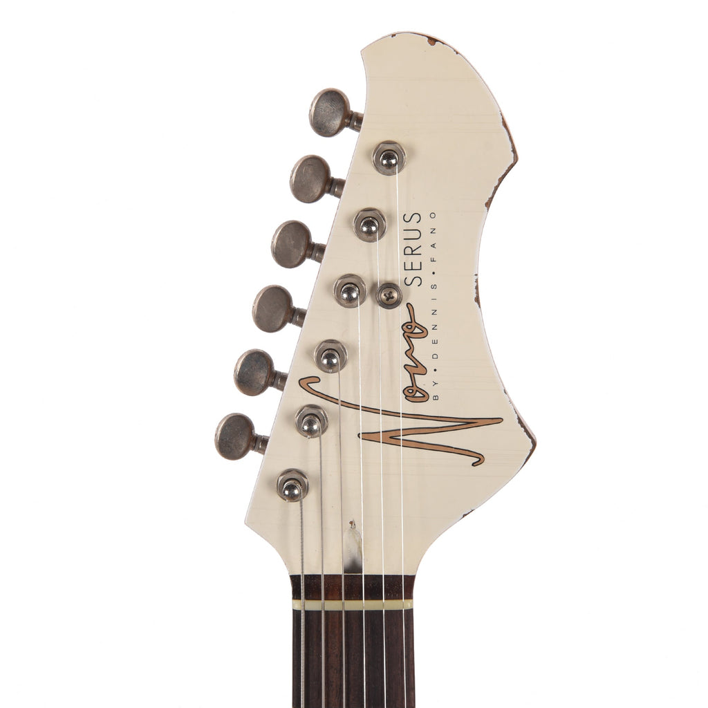 Novo Serus J Olympic White Light Distress w/Fralin P-90 Pickups - View 6 | MusicMarket