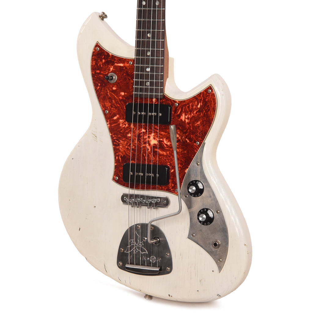 Novo Serus J Olympic White Light Distress w/Fralin P-90 Pickups - View 2 | MusicMarket
