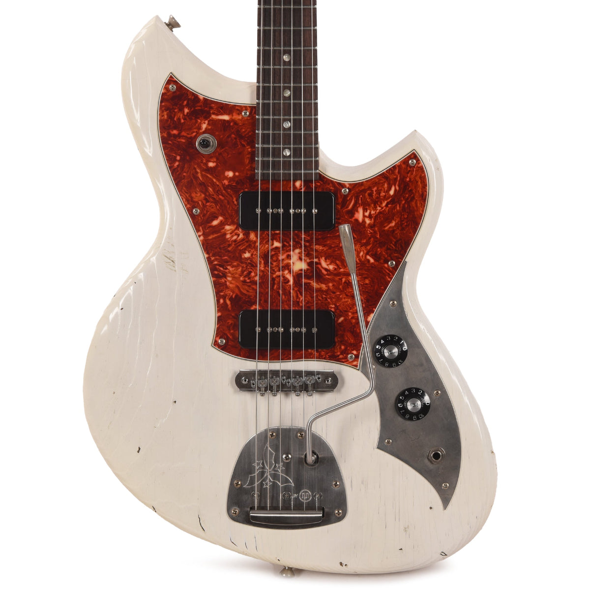 Novo Serus J Olympic White Light Distress w/Fralin P-90 Pickups - MusicMarket