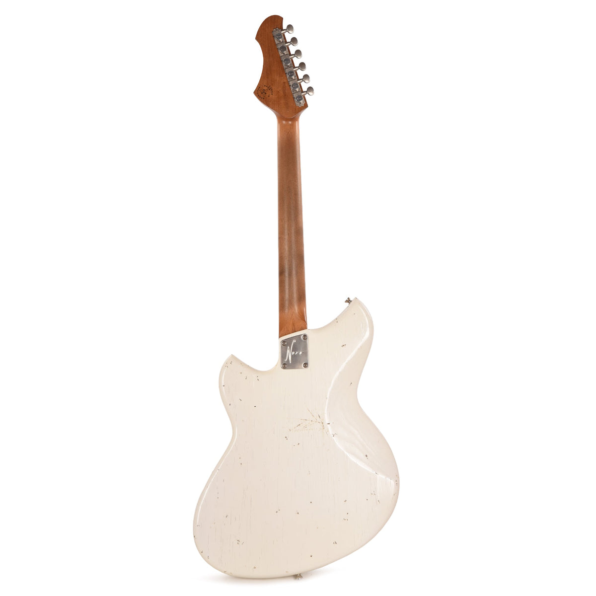 Novo Serus J Olympic White Light Distress w/Fralin P-90 Pickups - View 5 | MusicMarket