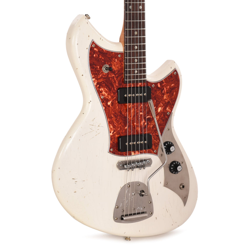 Novo Serus J Olympic White Light Distress w/Fralin P-90 Pickups - MusicMarket