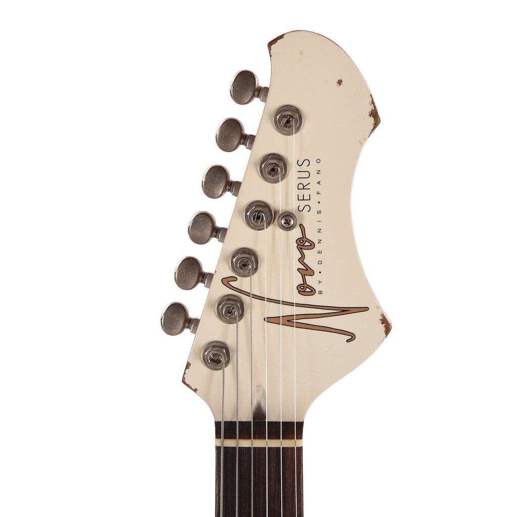Novo Serus J Olympic White Light Distress w/Fralin P-90 Pickups - View 6 | MusicMarket