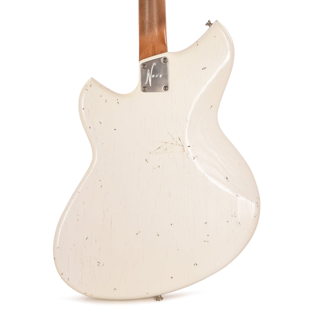 Novo Serus J Olympic White Light Distress w/Fralin P-90 Pickups - View 3 | MusicMarket