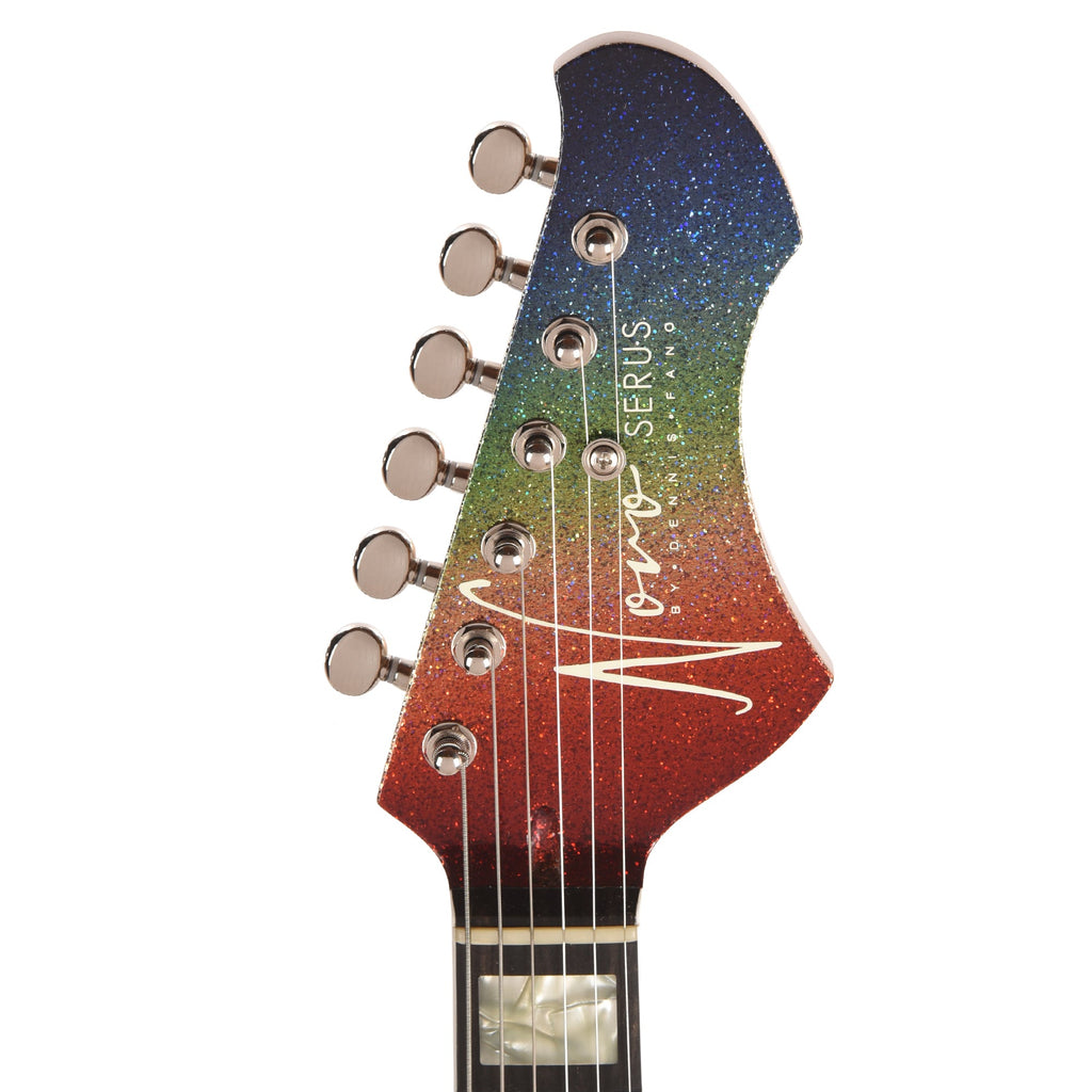 Novo Signature Serus J Dark Side Sparkle Extra Light Distress w/Lollar Technicolor Foil Pickups - View 6 | MusicMarket
