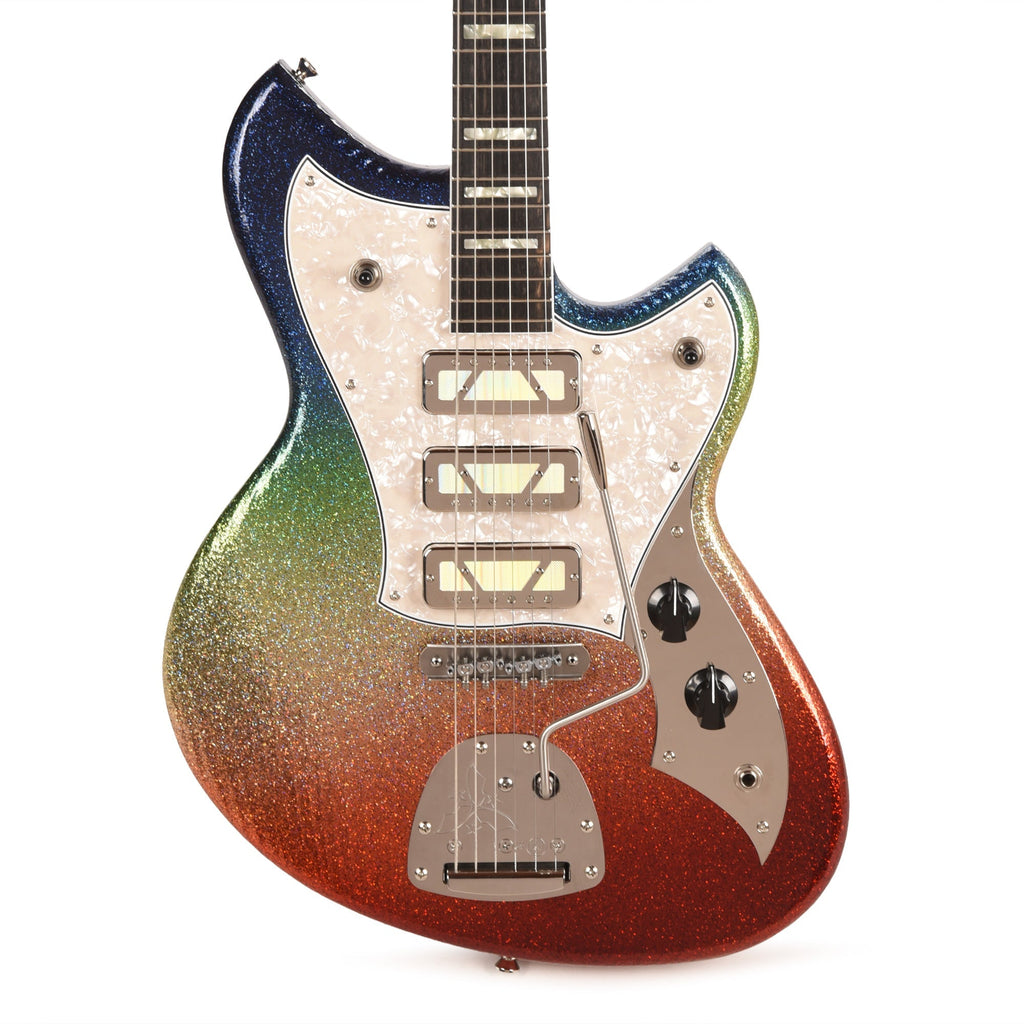 Novo Signature Serus J Dark Side Sparkle Extra Light Distress w/Lollar Technicolor Foil Pickups - View 2 | MusicMarket