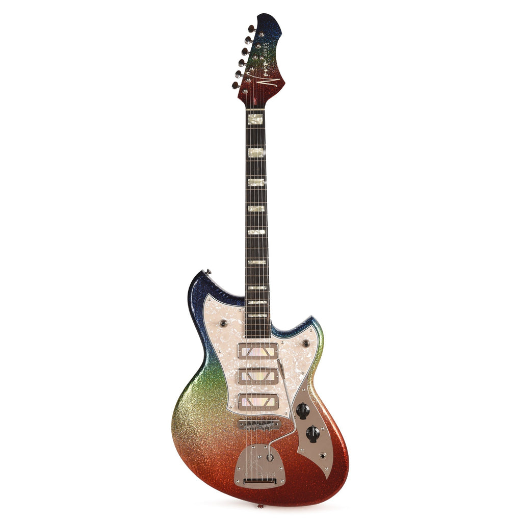 Novo Signature Serus J Dark Side Sparkle Extra Light Distress w/Lollar Technicolor Foil Pickups - View 4 | MusicMarket