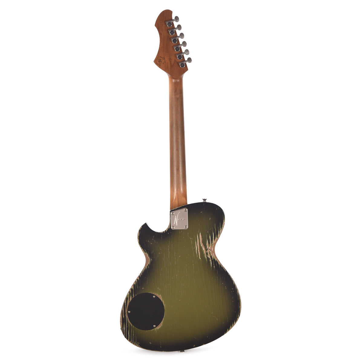 Novo Solus H2 Medium Distress Uffington Burst w/Fralin Pure PAF Humbuckers - View 5 | MusicMarket