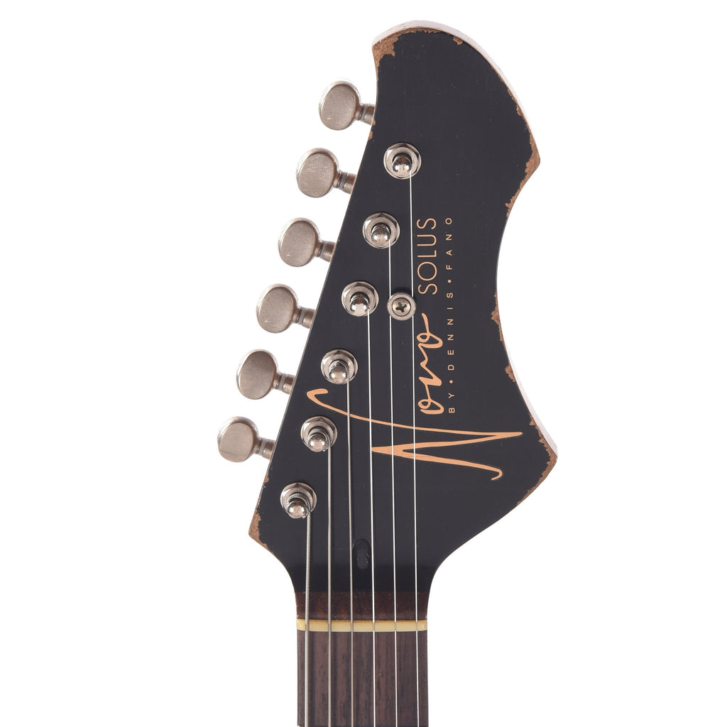 Novo Solus H2 Medium Distress Uffington Burst w/Fralin Pure PAF Humbuckers - View 6 | MusicMarket