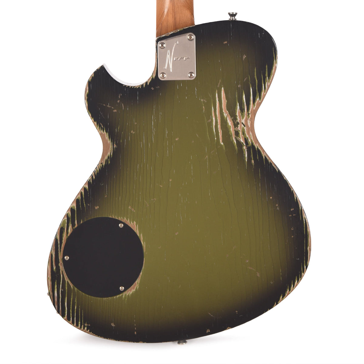 Novo Solus H2 Medium Distress Uffington Burst w/Fralin Pure PAF Humbuckers - View 3 | MusicMarket