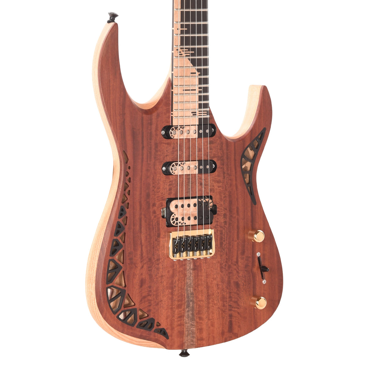 OD Guitars Bia Eucalyptus/Swamp Ash Natural HSS w/ Bare Knuckle Pickups - MusicMarket