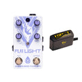 Old Blood Noise Endeavors Flat Light Textural Flange Shifter Bundle w/ Truetone 1 Spot Space Saving 9v Adapter -