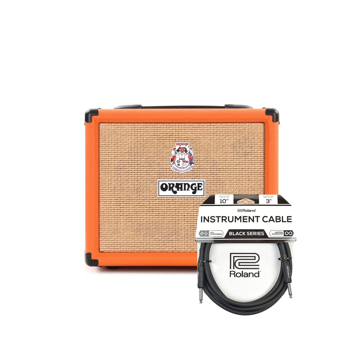 Orange Crush Acoustic 30 1x8 Acoustic Combo Amp and (1) Cable Bundle - MusicMarket