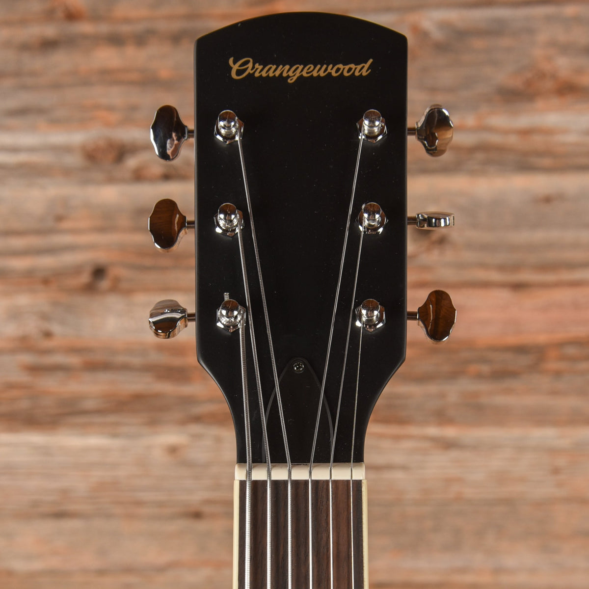Orangewood Juniper II Baritone Black Live Rubber Bridge Acoustic-Electric Guitar - View 6 | MusicMarket