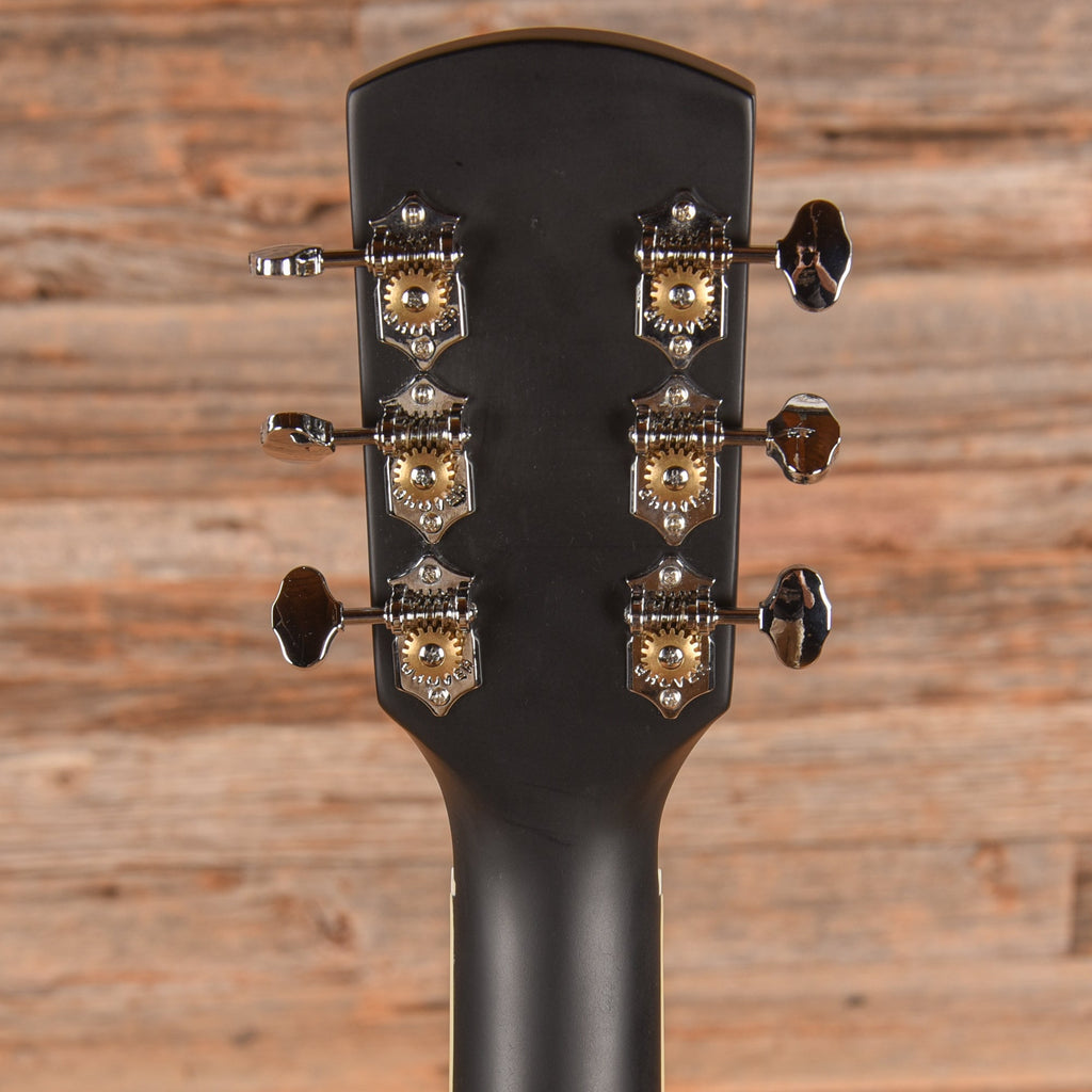 Orangewood Juniper II Baritone Black Live Rubber Bridge Acoustic-Electric Guitar - View 7 | MusicMarket