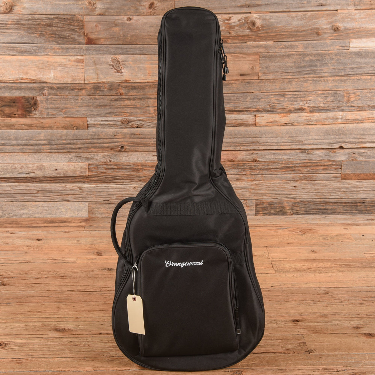 Orangewood Juniper II Baritone Black Live Rubber Bridge Acoustic-Electric Guitar - View 8 | MusicMarket