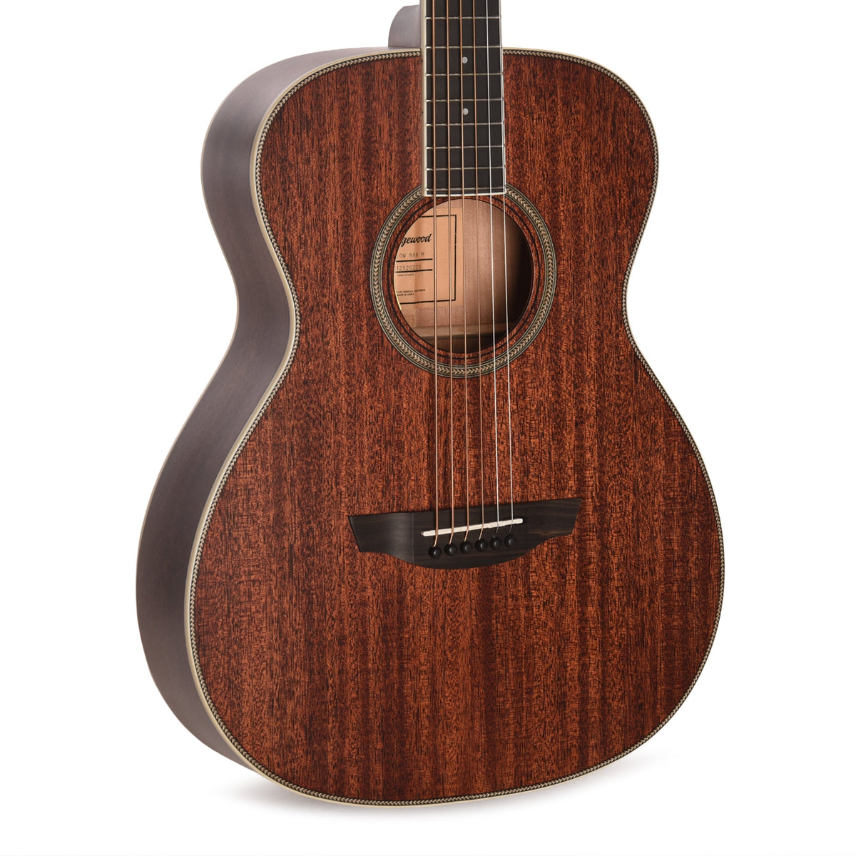 Orangewood Willow Live Baritone Grand Concert Acoustic-Electric Guitar Natural Mahogany Satin w/ LR Baggs Anthem -
