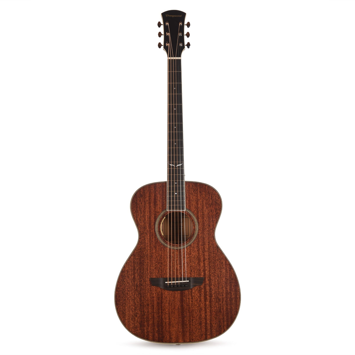 Orangewood Willow Live Baritone Grand Concert Acoustic-Electric Guitar Natural Mahogany Satin w/ LR Baggs Anthem -