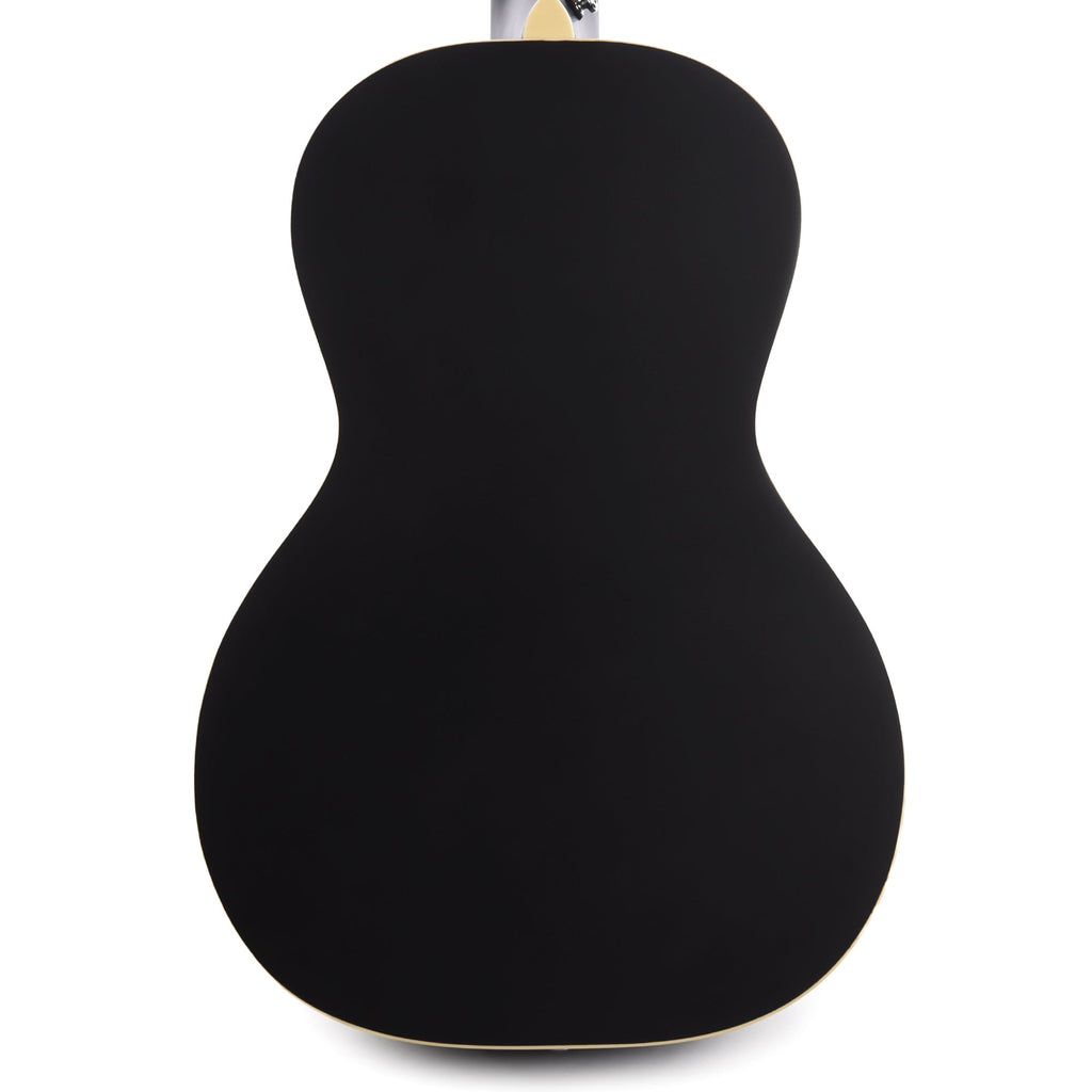 Orangewood Juniper Black Live Rubber Bridge Parlor Acoustic Guitar Lefty - View 3 | MusicMarket