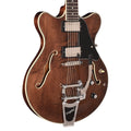 Orangewood Clementine Bigsby Double Cutaway Chambered Electric Guitar Dark Walnut - MusicMarket