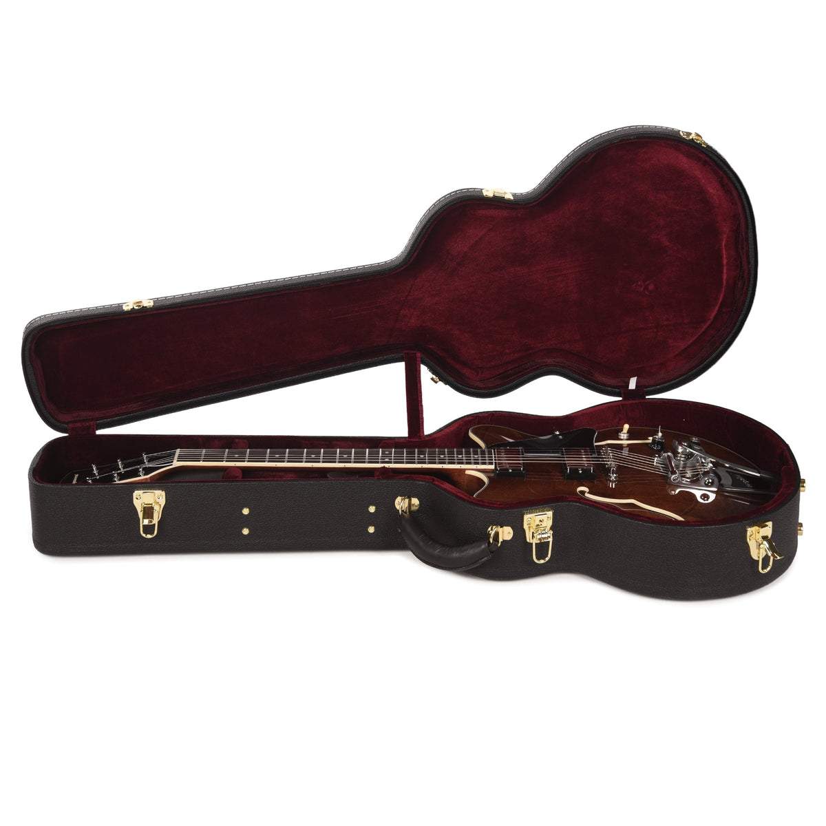 Orangewood Clementine Bigsby Double Cutaway Chambered Electric Guitar Dark Walnut - View 8 | MusicMarket