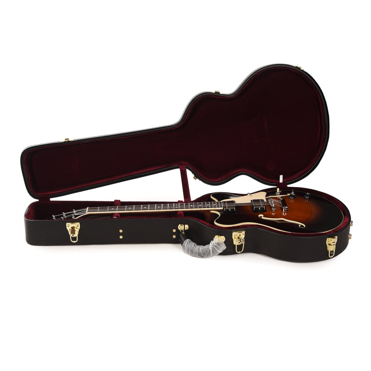 Orangewood Clementine Double Cutaway Chambered Electric Guitar Americano w/ Hardshell Case - View 8 | MusicMarket