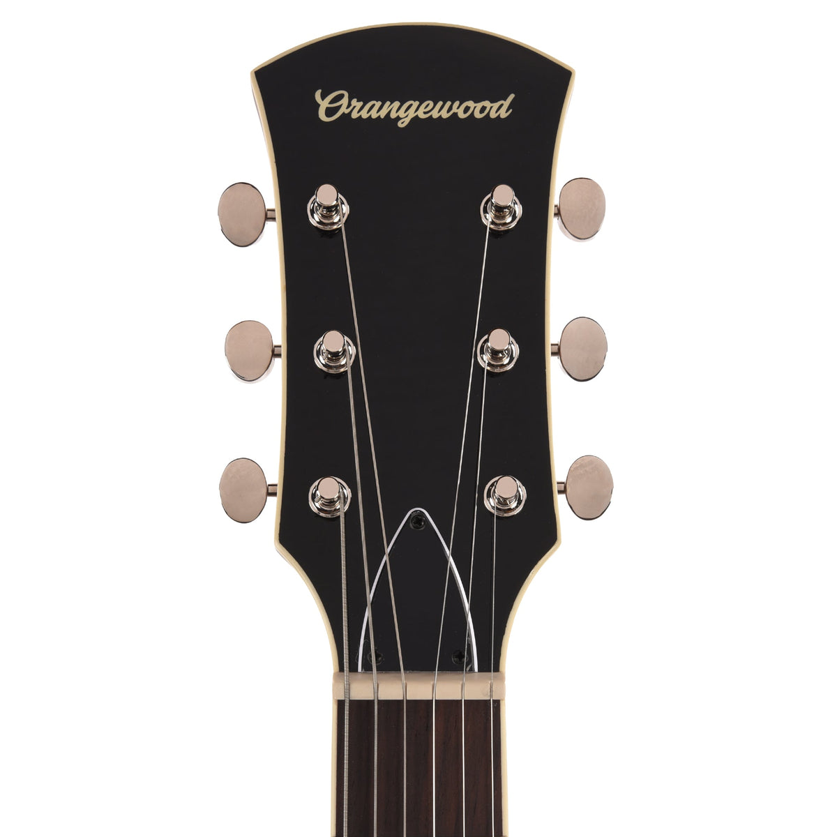 Orangewood Clementine Double Cutaway Chambered Electric Guitar Americano w/ Hardshell Case - View 6 | MusicMarket