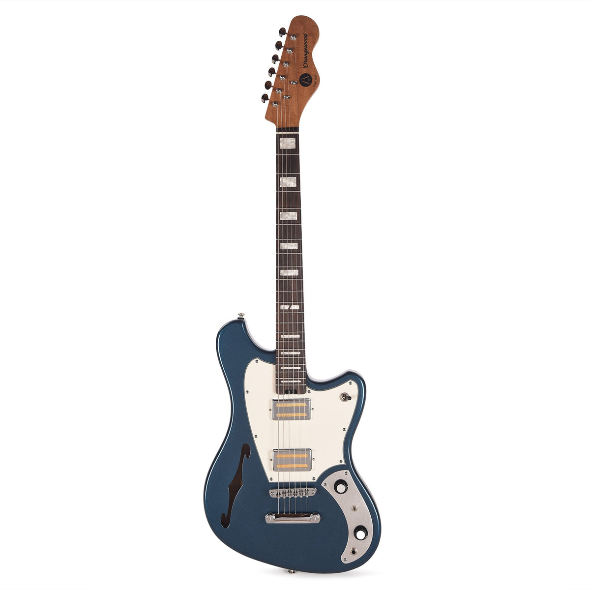 Orangewood Del Sol Standard Chambered Offset Electric Guitar Hermosa Blue - View 4 | MusicMarket