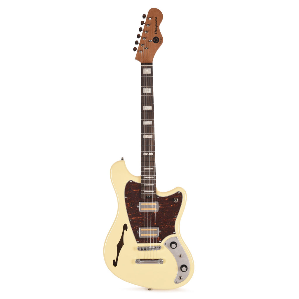 Orangewood Del Sol Standard Chambered Offset Electric Guitar Vanilla Cream - View 4 | MusicMarket