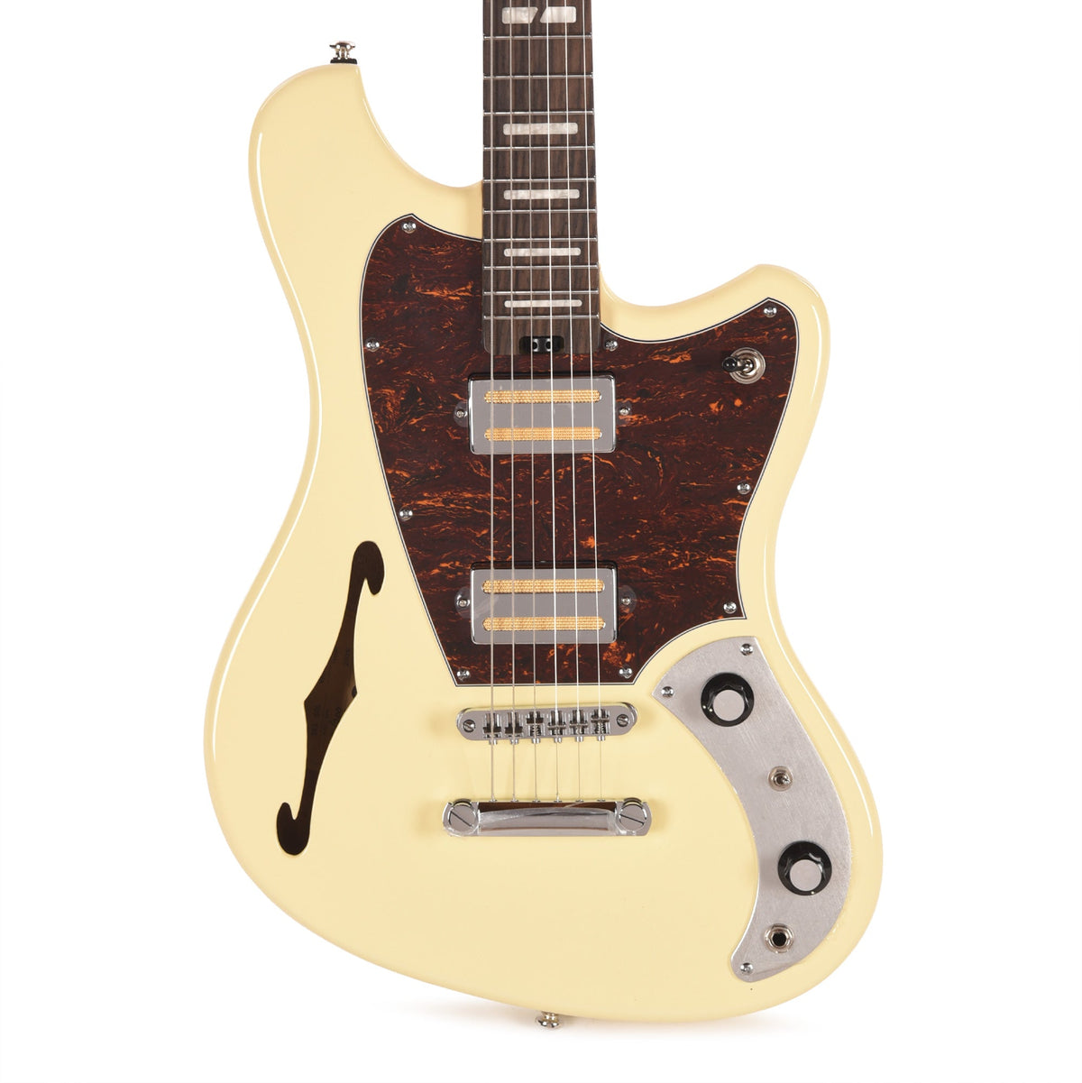 Orangewood Del Sol Standard Chambered Offset Electric Guitar Vanilla Cream - View 2 | MusicMarket