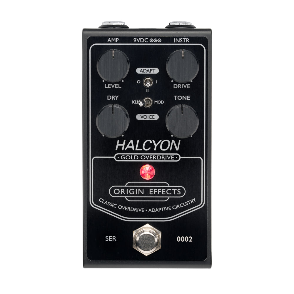 Origin Effects Special Black Edition Halcyon Gold Overdrive Pedal - MusicMarket