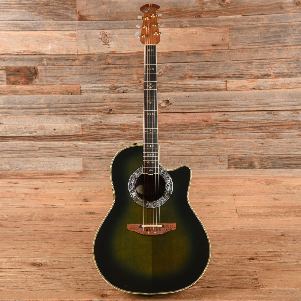 Ovation 1769 Custom Legend Green Burst - View 4 | MusicMarket