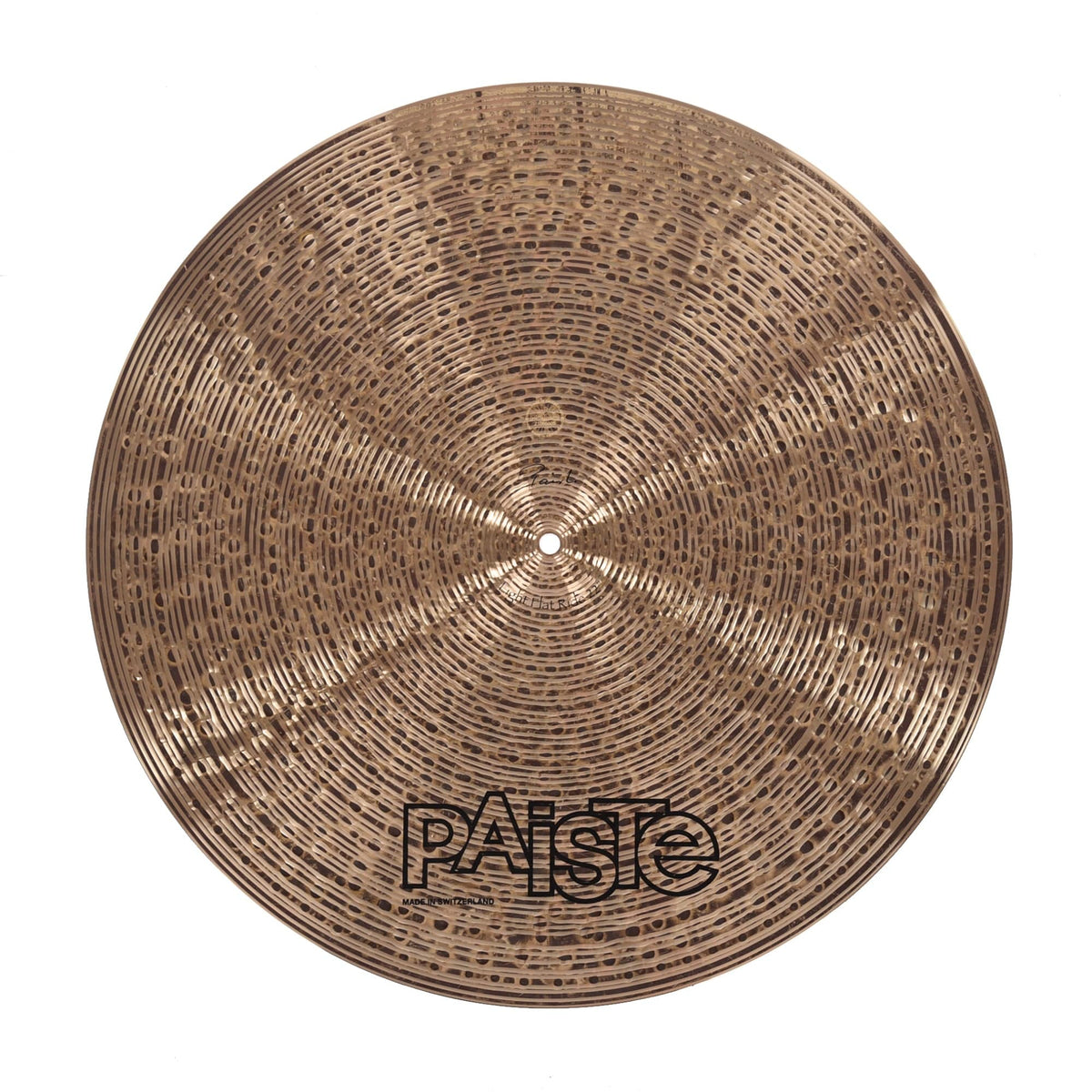 Paiste 22" Signature Traditionals Light Flat Ride - View 2 | MusicMarket