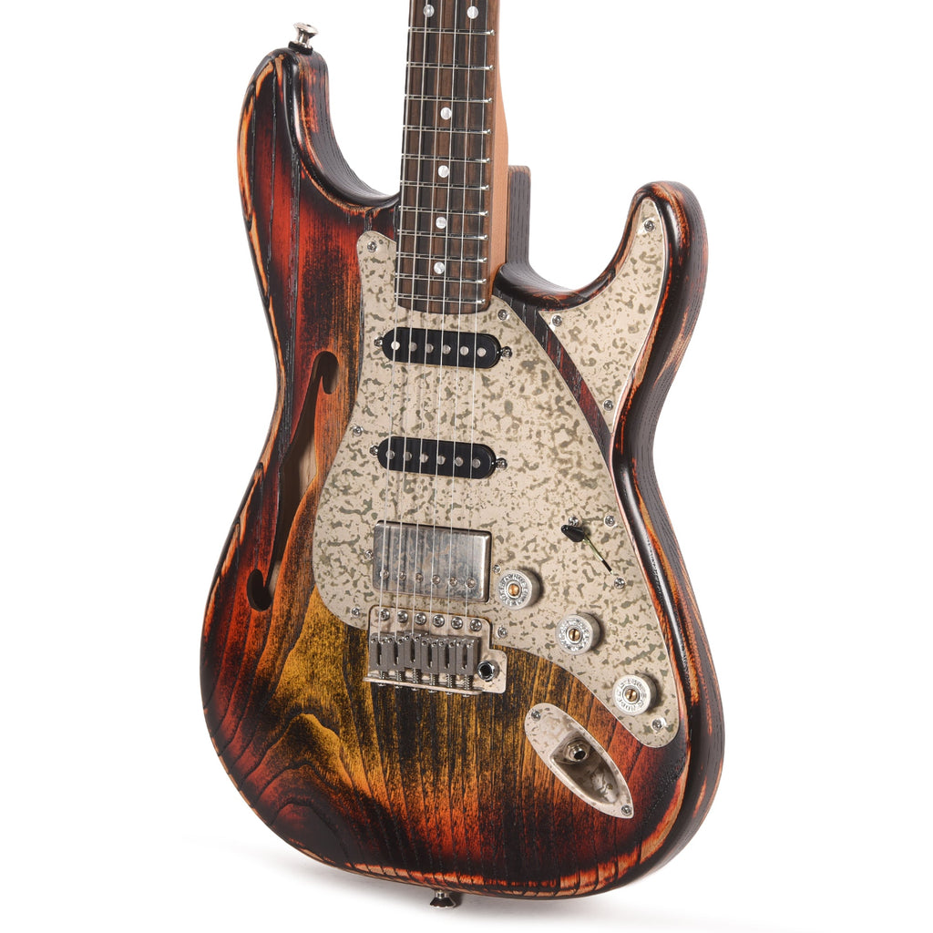 Paoletti Alfa Lounge Aged Chestnut Heavy Black Inferno - View 2 | MusicMarket