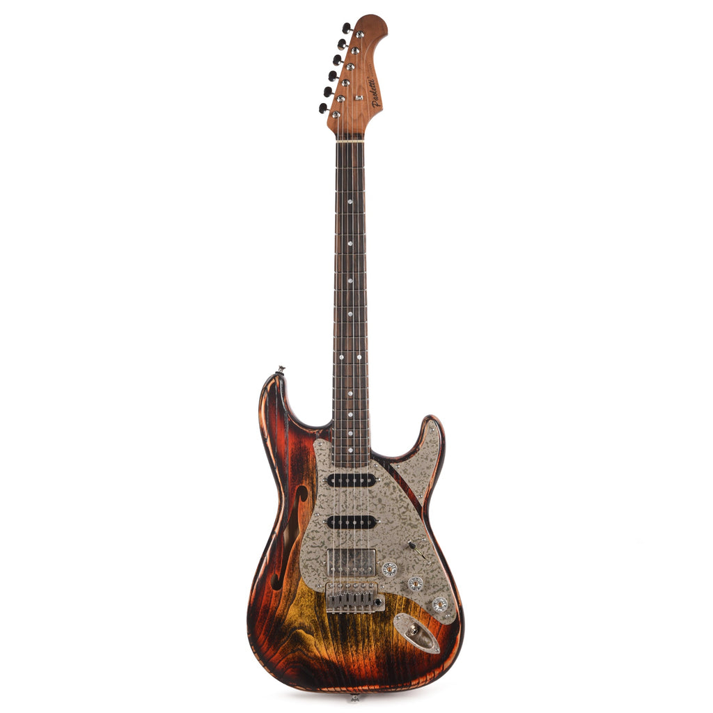 Paoletti Alfa Lounge Aged Chestnut Heavy Black Inferno - View 4 | MusicMarket