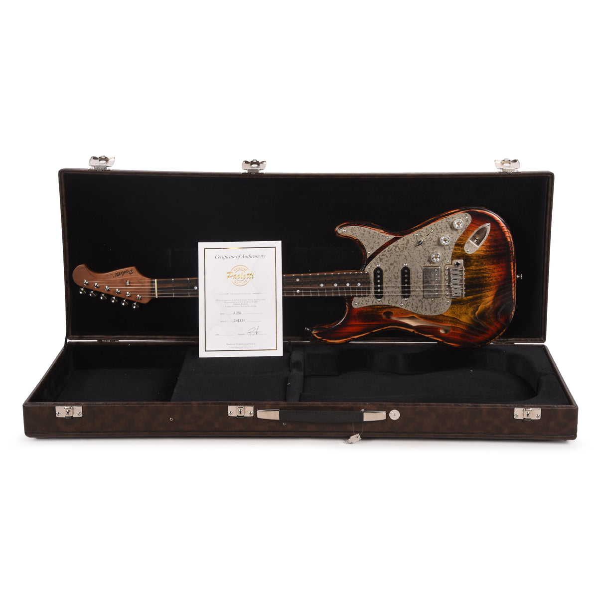 Paoletti Alfa Lounge Aged Chestnut Heavy Black Inferno - View 9 | MusicMarket