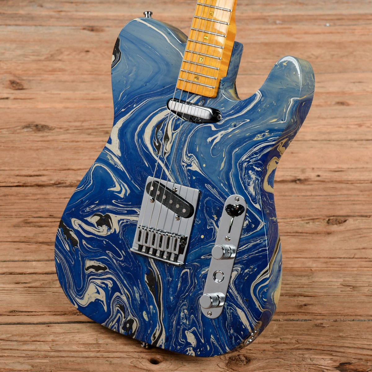 Partscaster Tele Swirl Finish - View 2 | MusicMarket